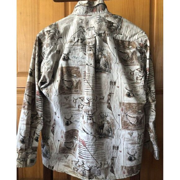 Magellan Sports Wear Long Sleeve Button Down Size L - Picture 2 of 7